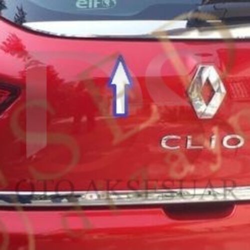 Renault Clio 4 HB 2012 > 2018 Bagaj Camı Silecek Alt Krom Çıtası P. Çelik